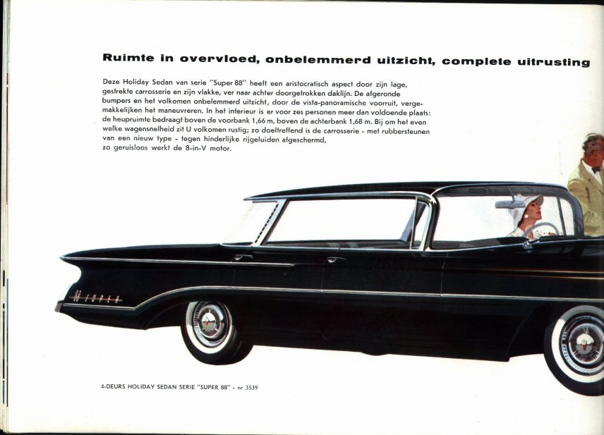 1960 Oldsmobile Dutch Motor Cars Brochure Page 4